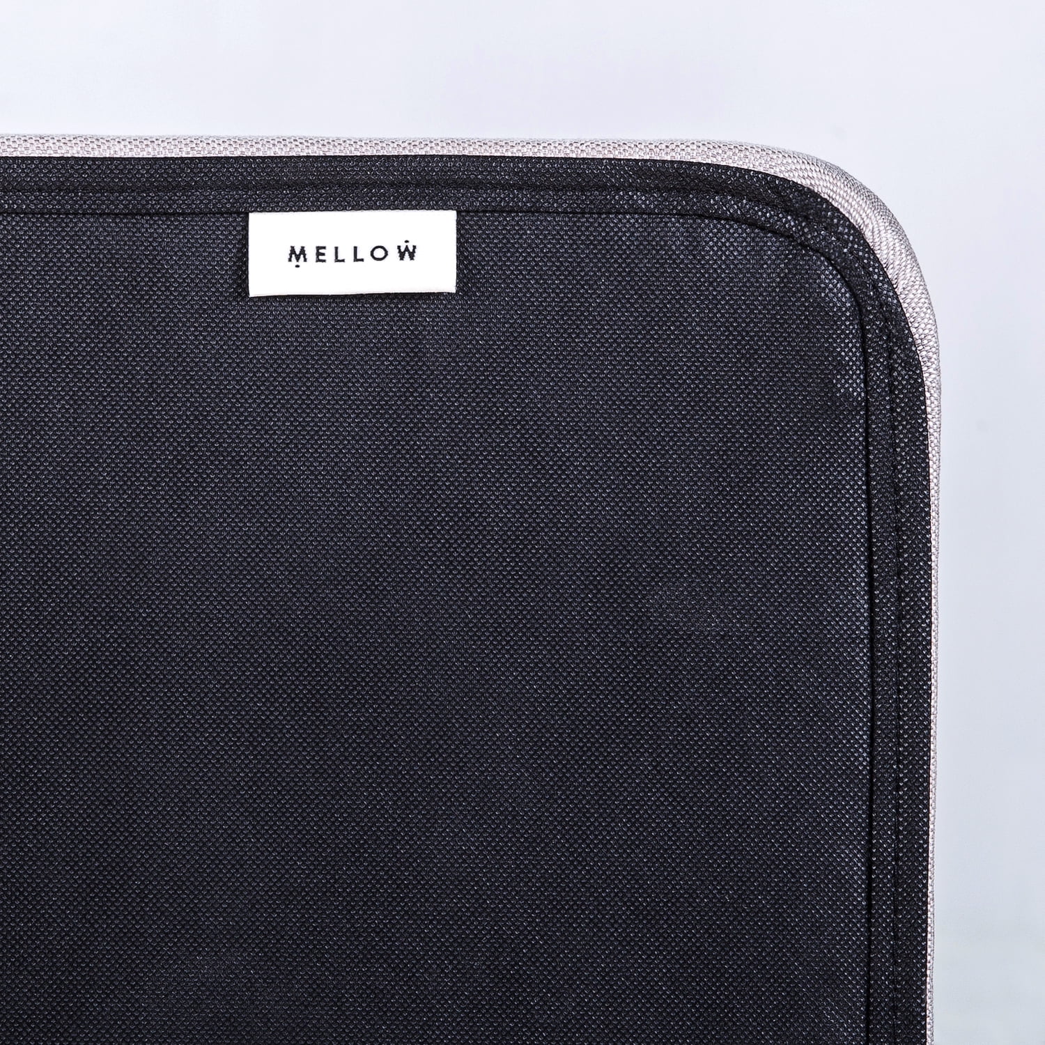 Mellow Kert Metal Platform Bed with Fabric Headboard and Rounded Legs, Oak Grey, King - Image 6