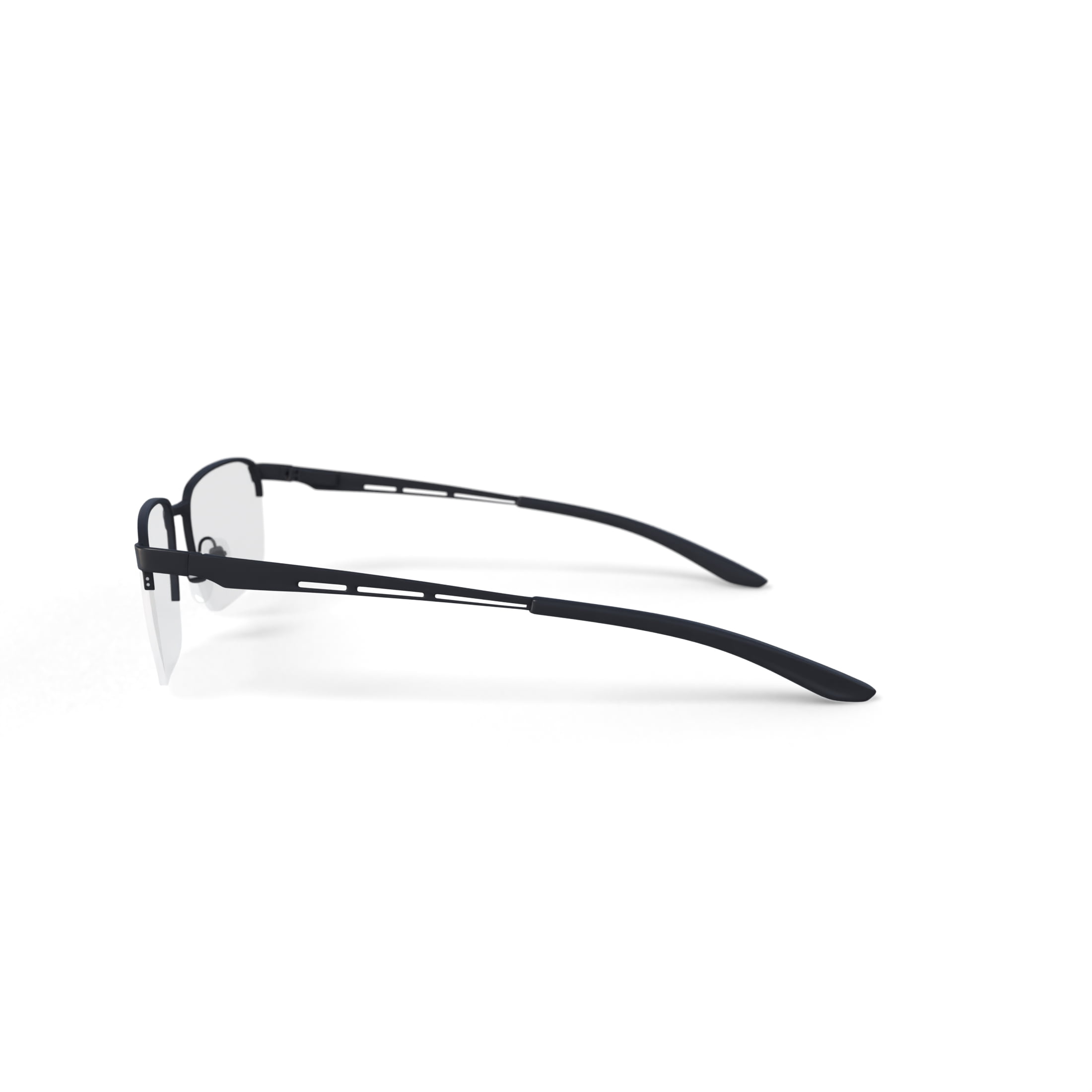 Walmart Men's Greg Rectangular Prescription Eyeglasses with Case, Gunmetal - Image 5