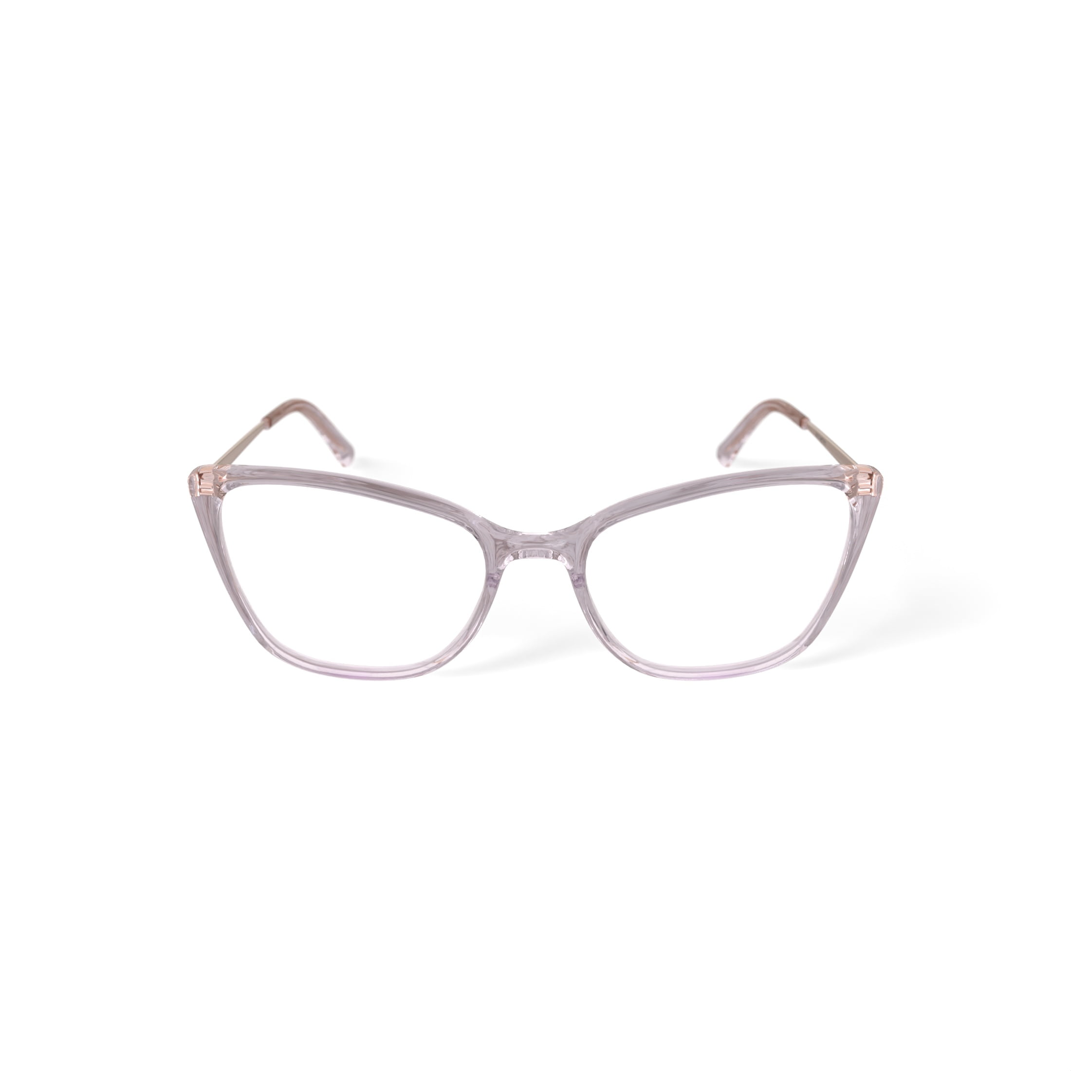 Walmart Women's MV007 Whitney Cat Eye Prescription Eyeglasses with Case, Crystal Brown - Image 4