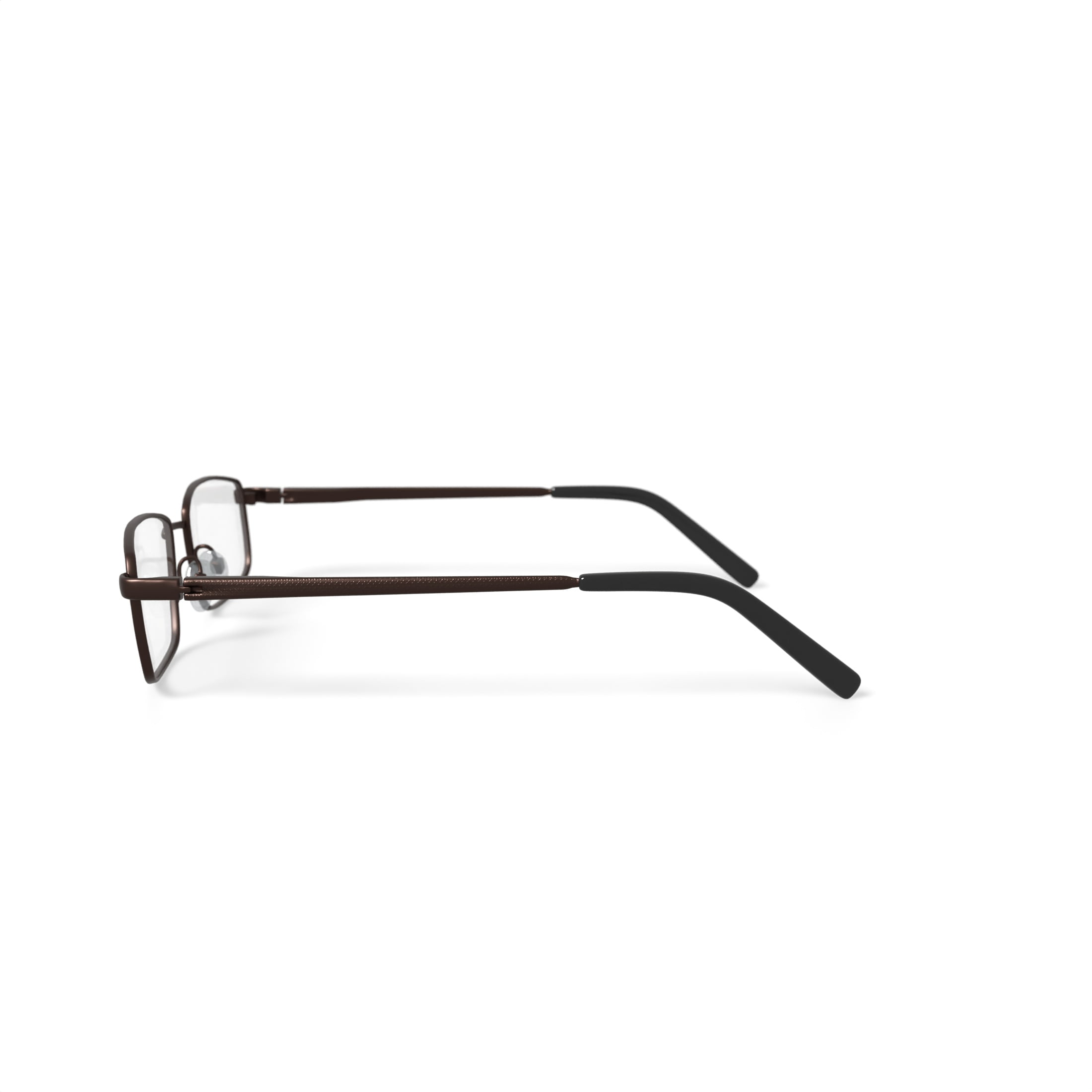 Adolfo Men's Rectangular Prescription Eyeglasses with Case, Bronze - Image 6