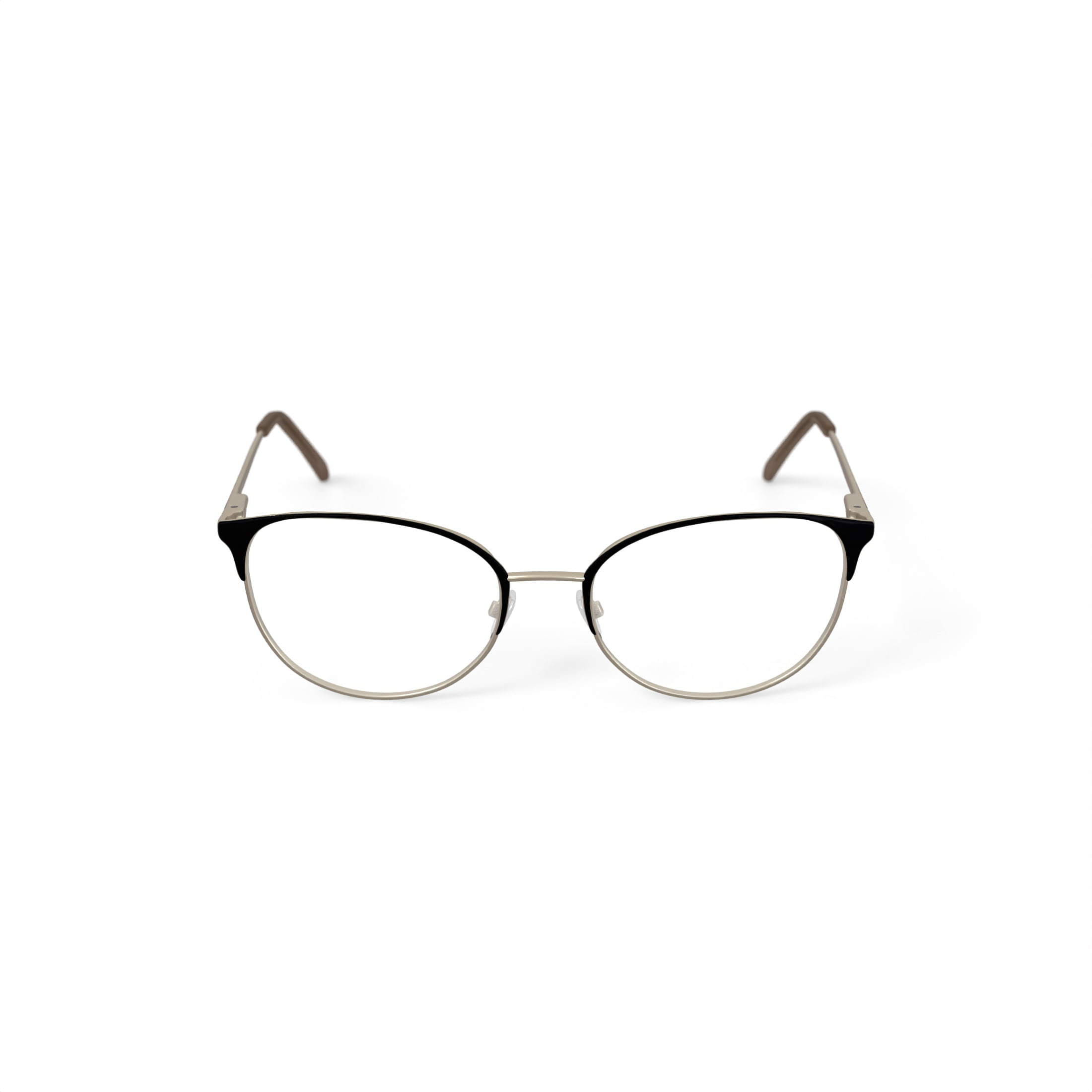 Flower Women's FLR6050 Prescription Eyeglasses with Case, Black/Gold - Image 4