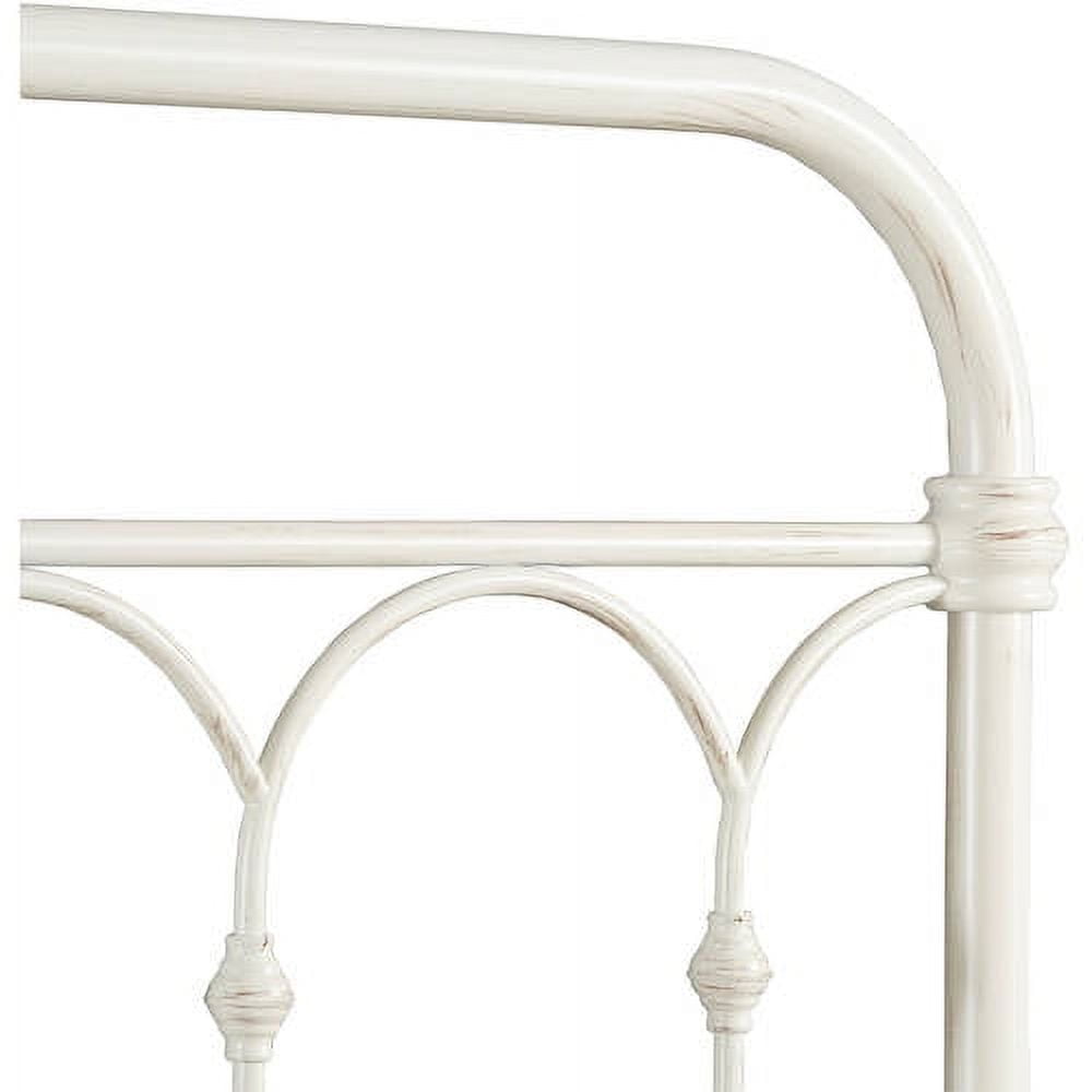Chelsea Lane Abingdon Classic Metal Queen Bed, White - Image 3