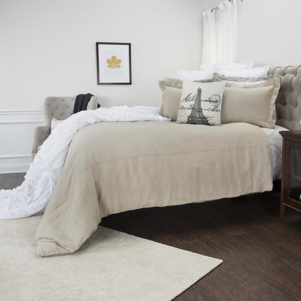 Wildon Home Cherrilyn Duvet Cover, King Beige - Image 6