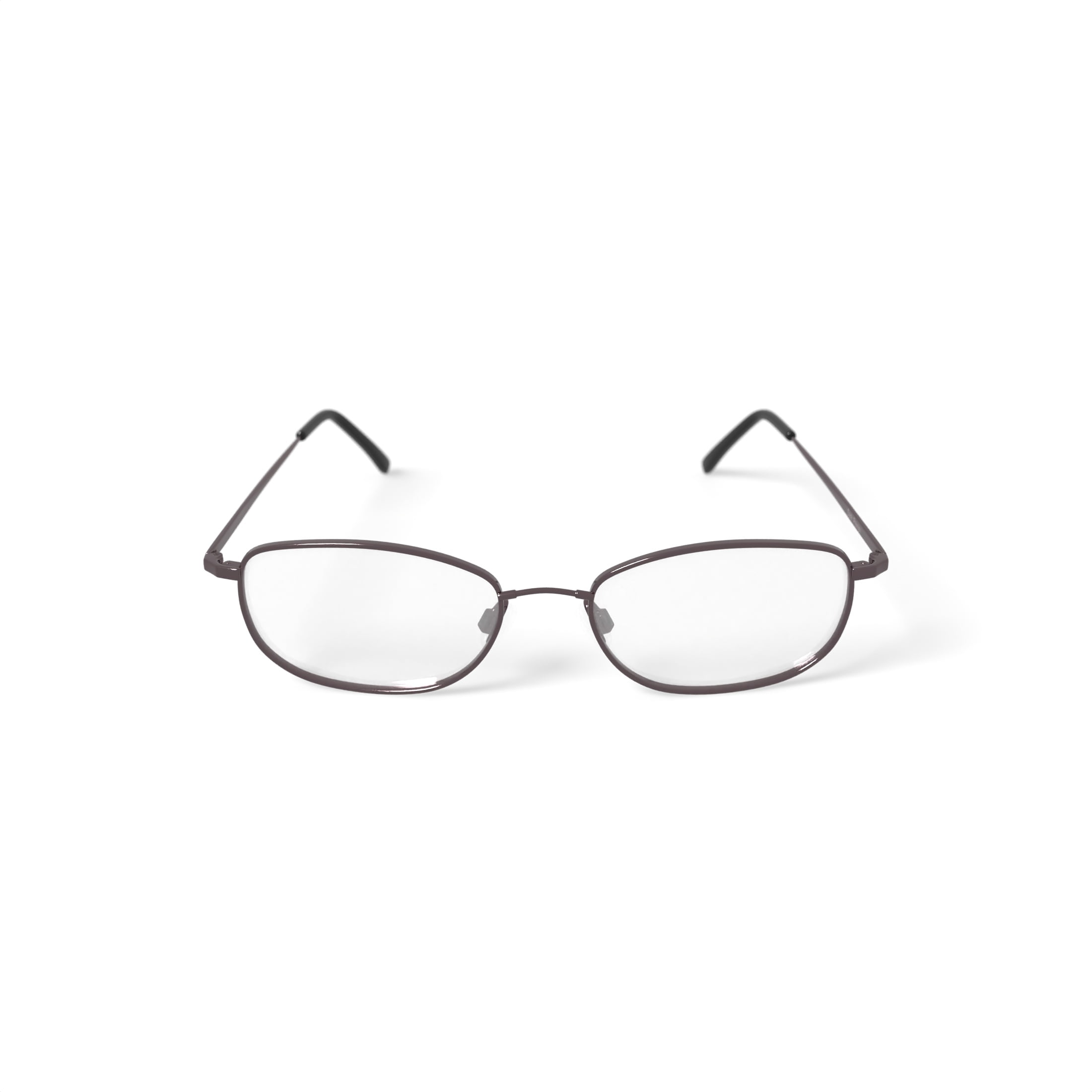 Tiflex Men’s T1500 Oval Oval Prescription Eyeglasses with Case, Dark Pewter - Image 4