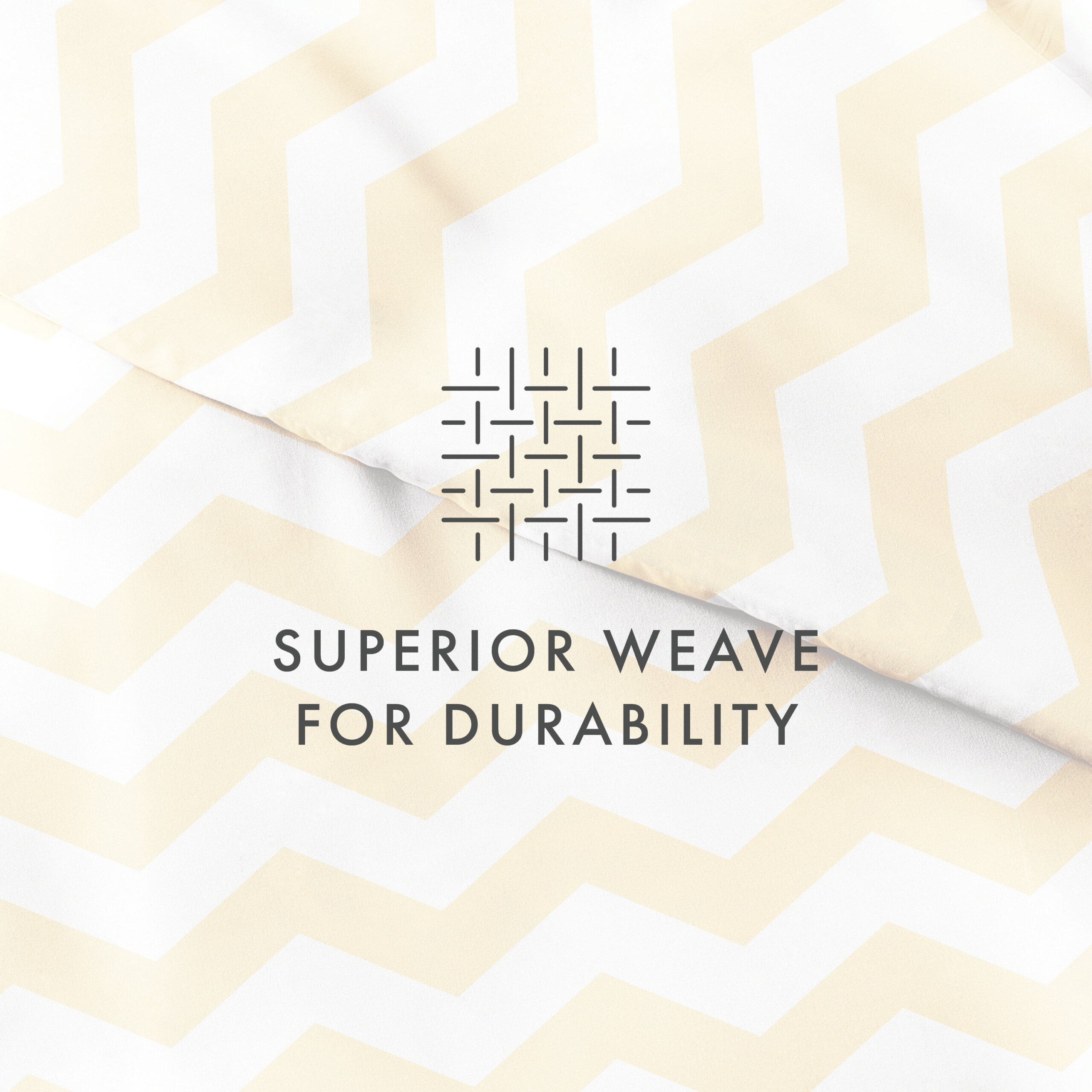 Noble Linens Yellow Arrow Pattern Duvet Set 3-Piece Duvet Cover Set, King/Cal King - Image 3