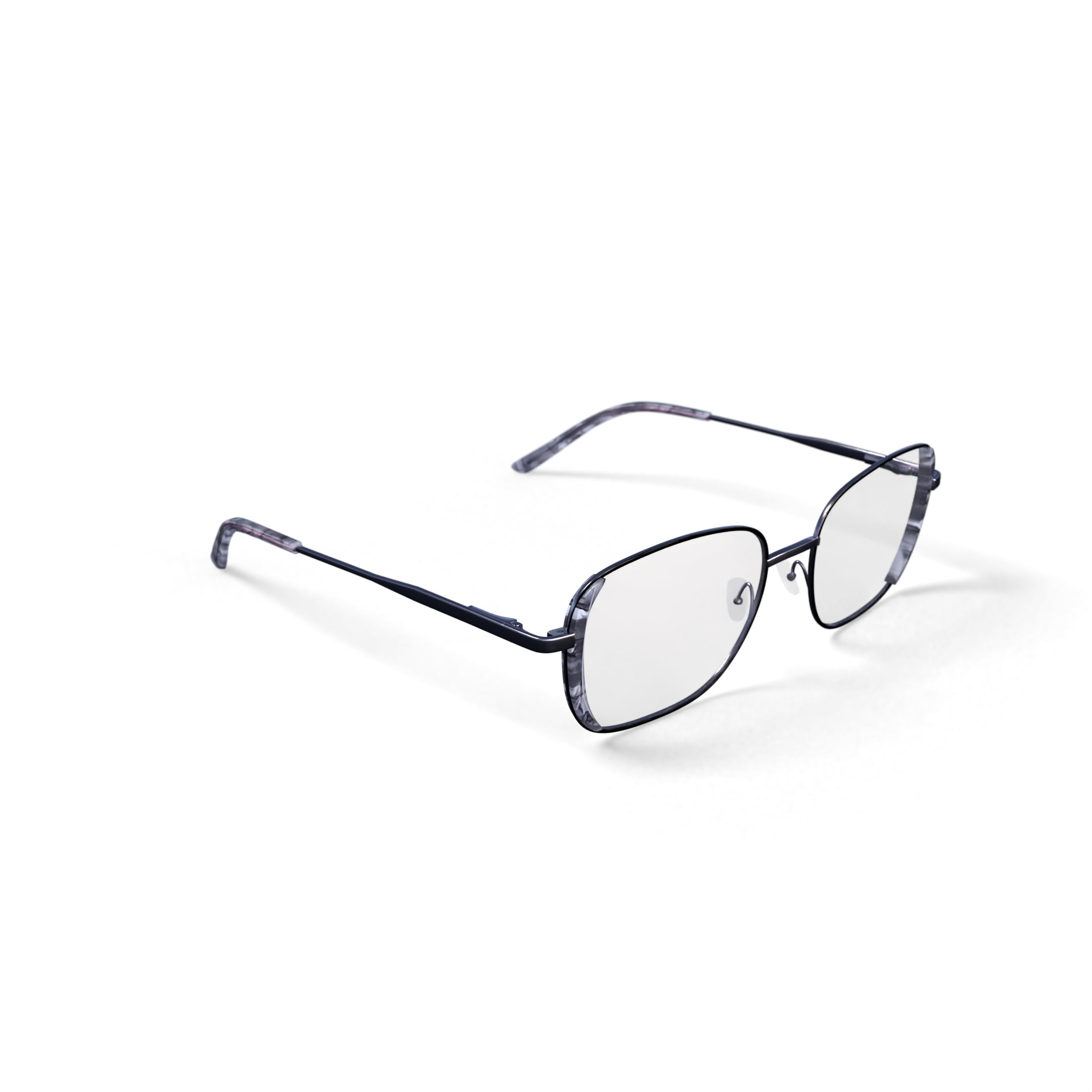 Walmart Women's Rosie Square Prescription Eyeglasses with Case, Purple - Image 3