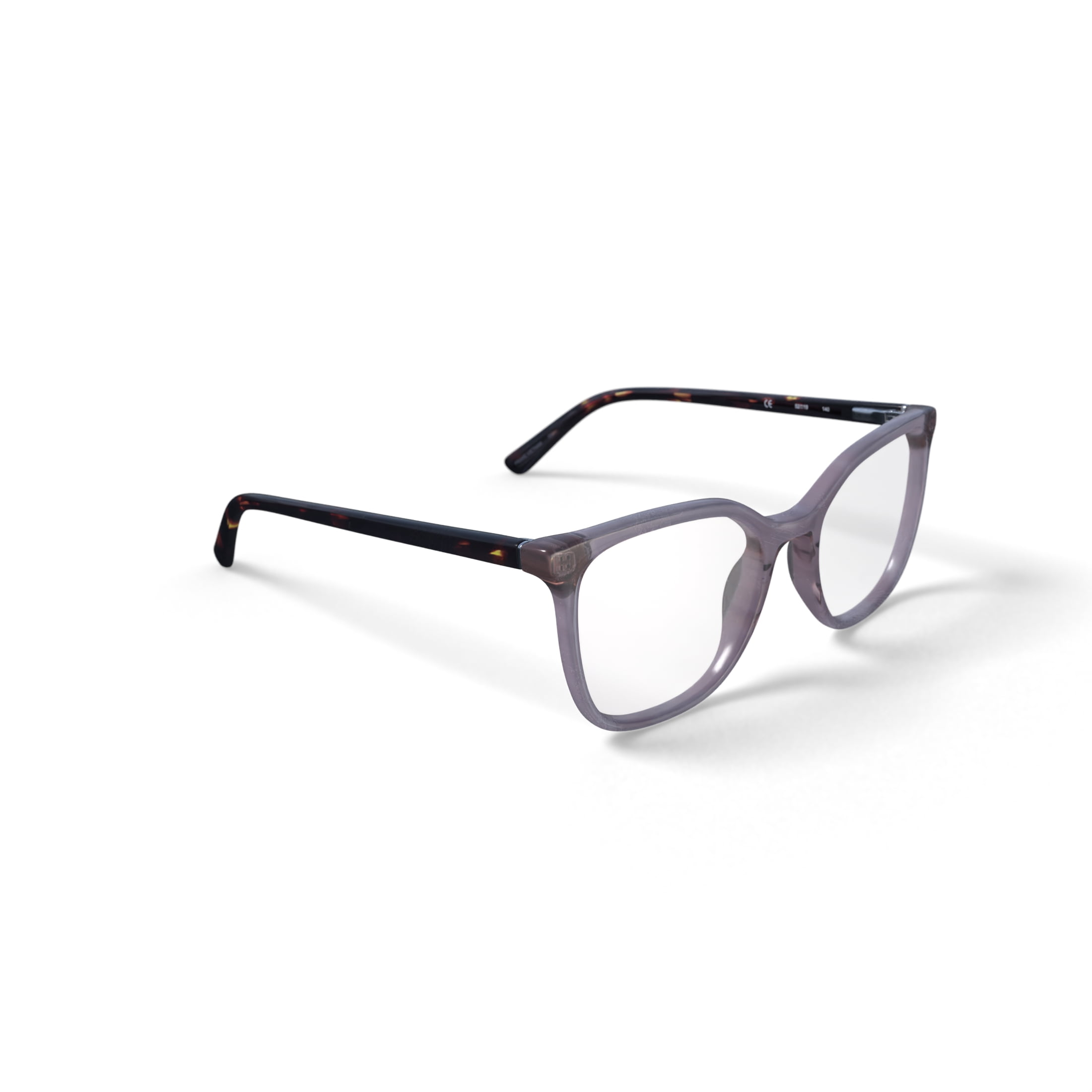 Walmart Womenss TENG Cat Eye Prescription Eyeglasses with Case, Brown Crystal - Image 3