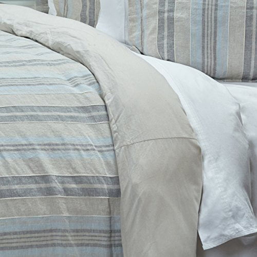 Rizzy Home 3 Piece Linen Duvet Cover Set - Image 3