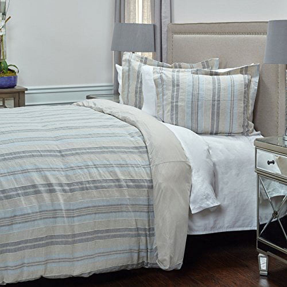 Rizzy Home 3 Piece Linen Duvet Cover Set - Image 2