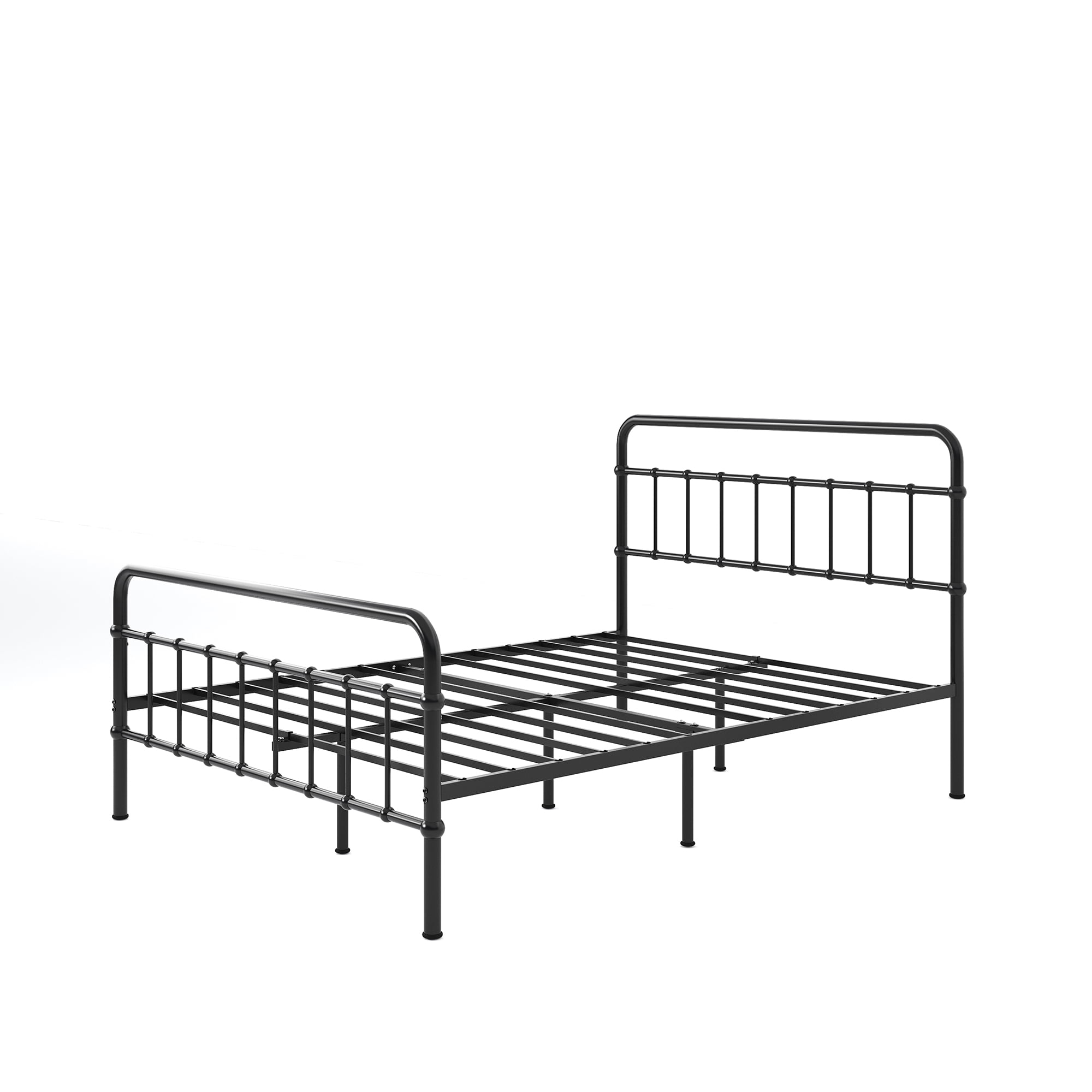 Zinus Florence 42" Metal Platform Bed Frame, Black, Full - Image 3