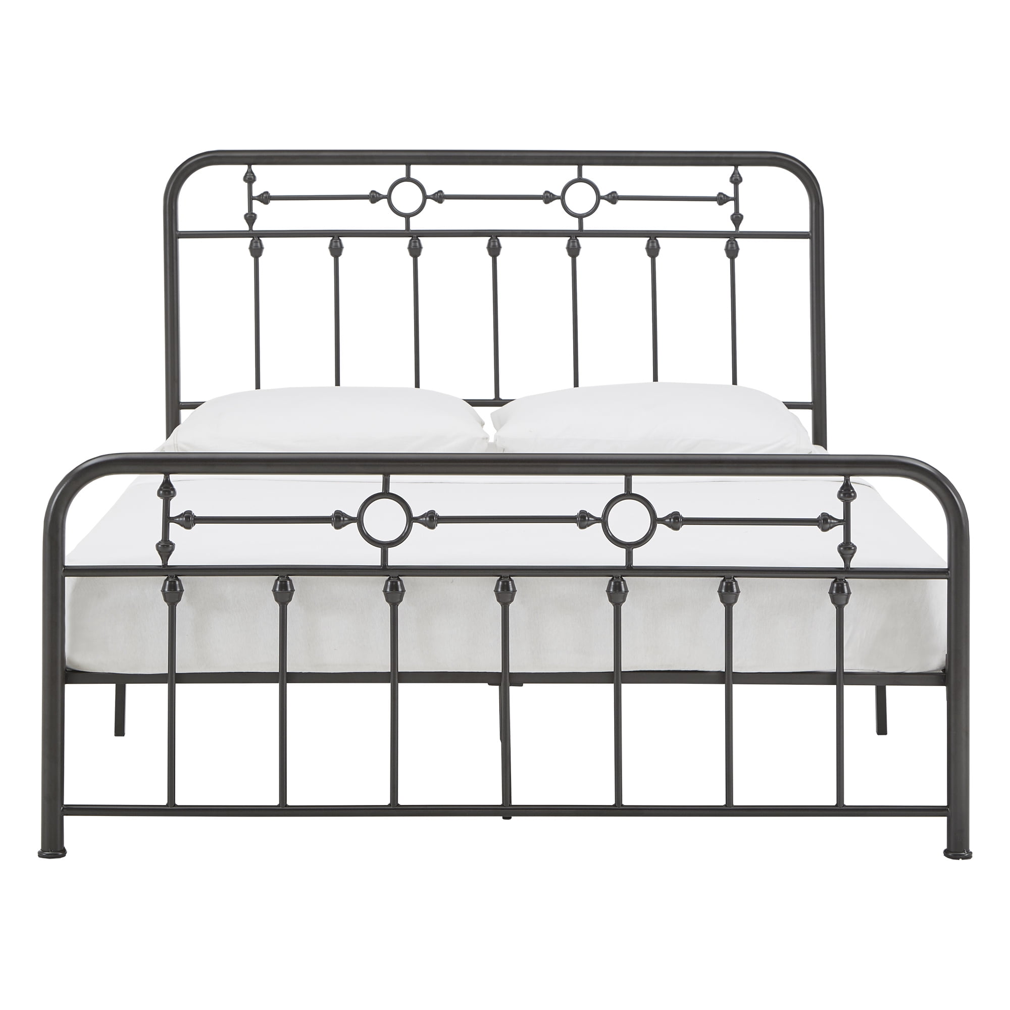 Weston Home Reeve Metal Spindle Platform Bed, Queen, Antique Dark Bronze - Image 2