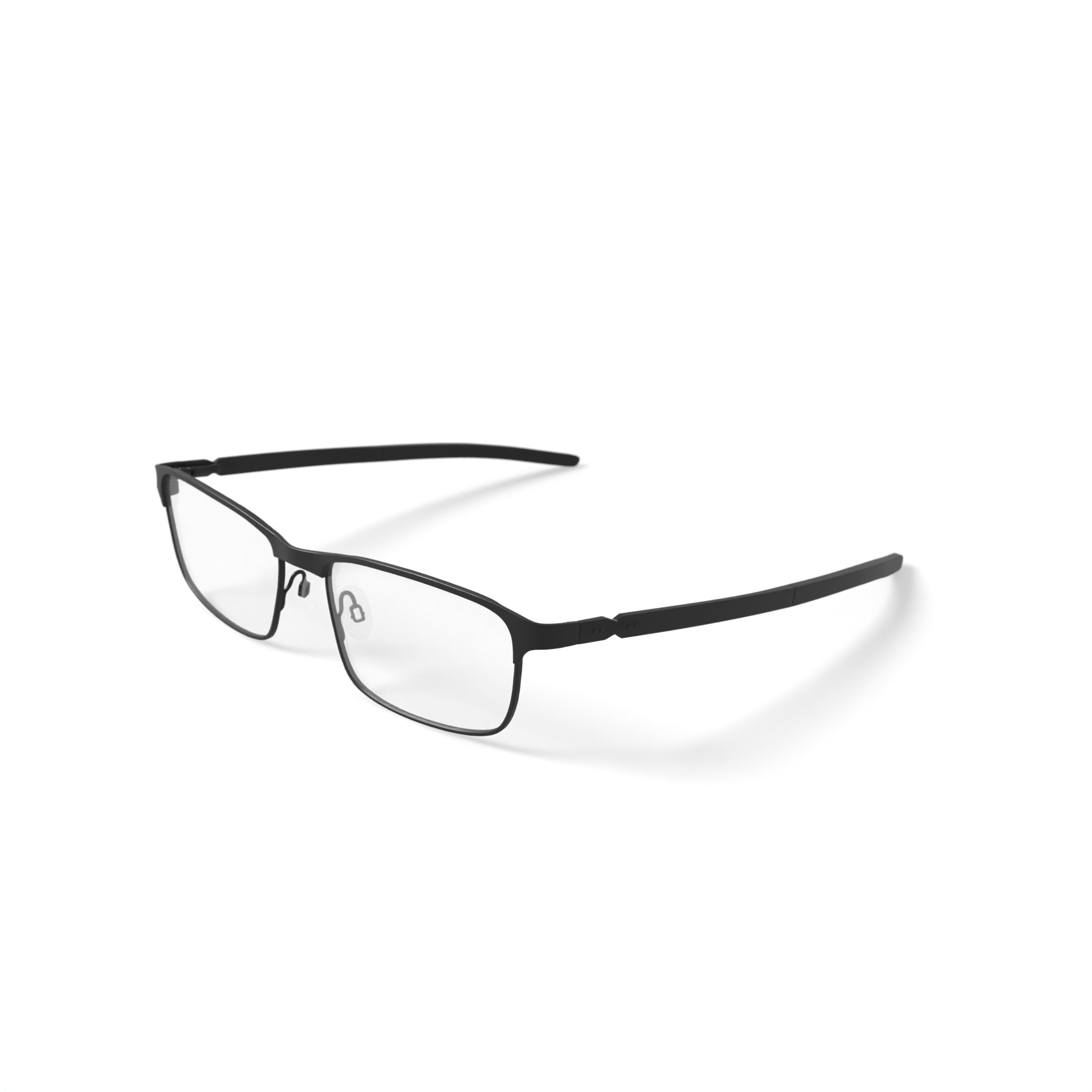 Walmart Men's MC002 Craig Rectangular Prescription Eyeglasses with Case, Matte Black - Image 2
