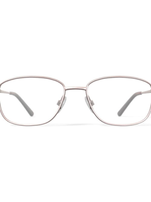 Adolfo Men's Colonel Square Prescription Eyeglasses with Case, Gold