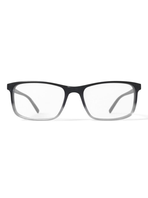 Bio Eyes Men's BE26 Boabab Rectangular Prescription Eyeglasses with Case, Black Gold