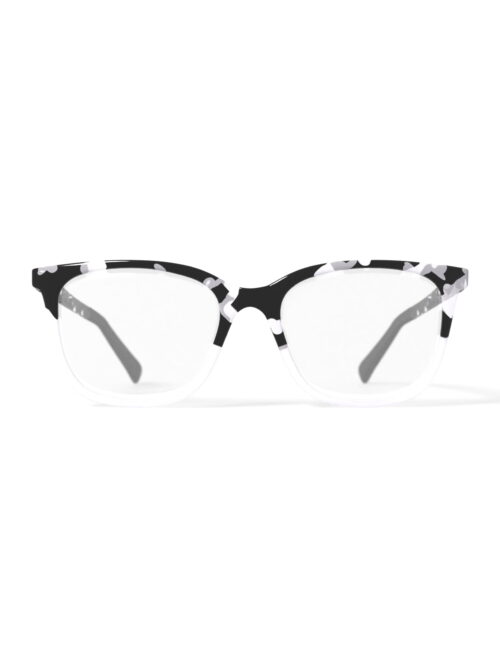 Bio Eyes Women's Terra Square Prescription Eyeglasses with Case, Pink Tortoise Gradient