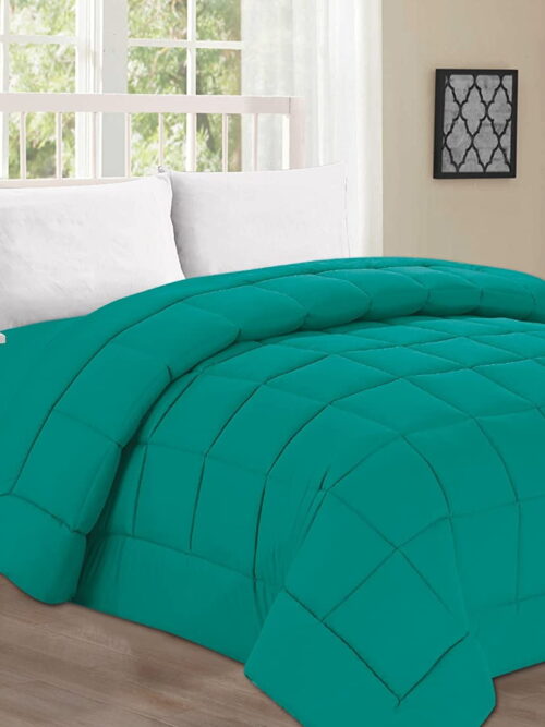 Celine Linen Down Alternative Double-Filled Comforter Full/Queen , Turqouise