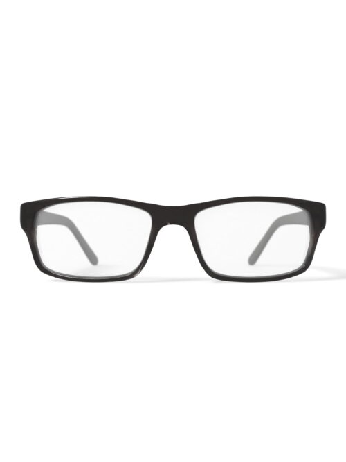 Contour Men's FM14088 Rectangular Prescription Eyeglasses with Case, Dark Grey