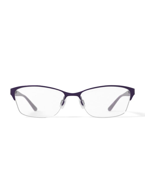 EasyClip Women's EC973 Square Prescription Eyeglasses with Case, Purple