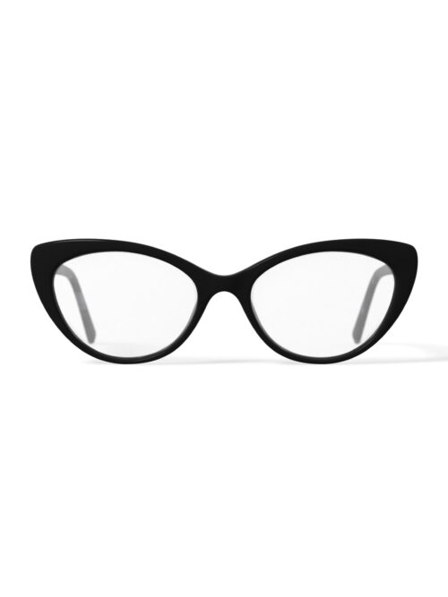 Flower Women's FLR6045 Prescription Eyeglasses with Case, Black