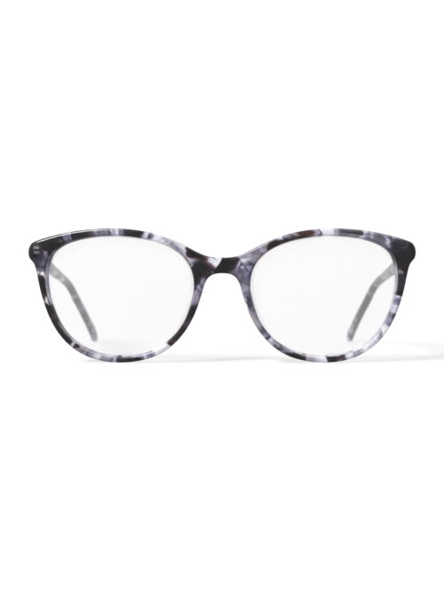 Flower Women's FLR6052 Prescription Eyeglasses with Case, Purple Pearl