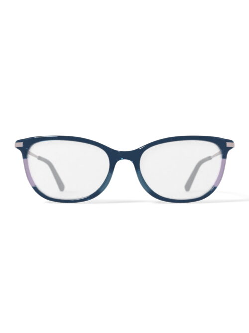 Flower Women's FLR6056 Prescription Eyeglasses with Case, Green/Pink