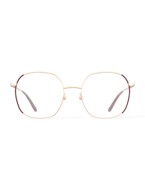 Flower Women's FLR6057 Cosmos Prescription Eyeglasses with Case, Rose Gold