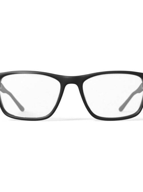 OCTO180 IKNOW Square Prescription Eyeglasses with Case, Black