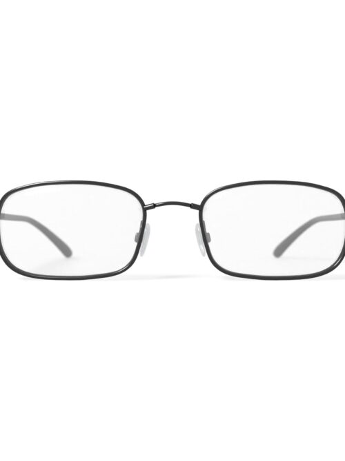 TiFlex Men's T1552 Rectangular Prescription Eyeglasses with Case, Dark Pewter