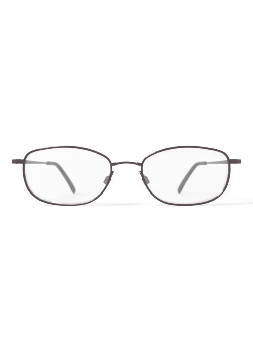 Tiflex Men’s T1500 Oval Oval Prescription Eyeglasses with Case, Dark Pewter