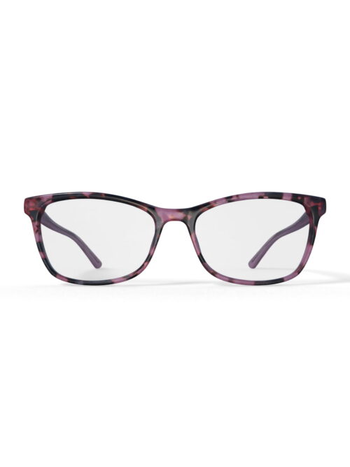 Walmart Women's Isabella Square Prescription Eyeglasses with Case, Pink Tortoise