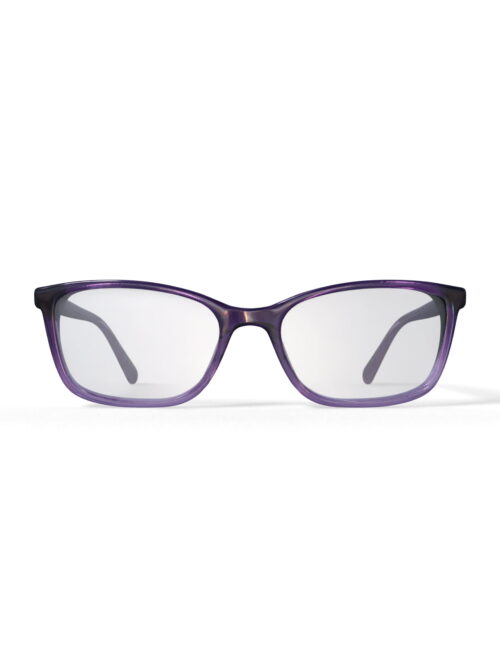 Walmart Women's Kollie Square Prescription Eyeglasses with Case, Purple