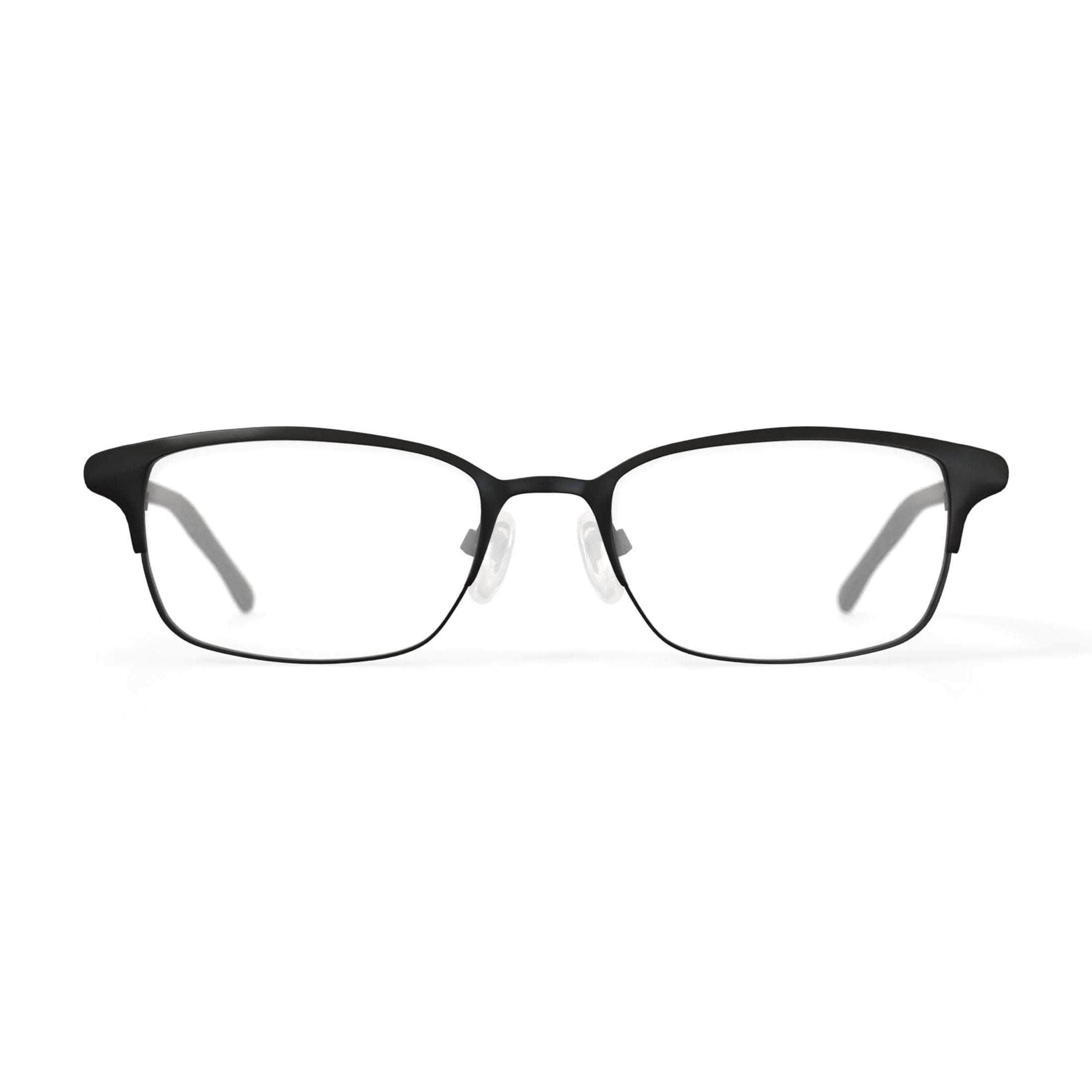 Walmart Men's FM11032 Rectangular Prescription Eyeglasses with Case, Matte Black