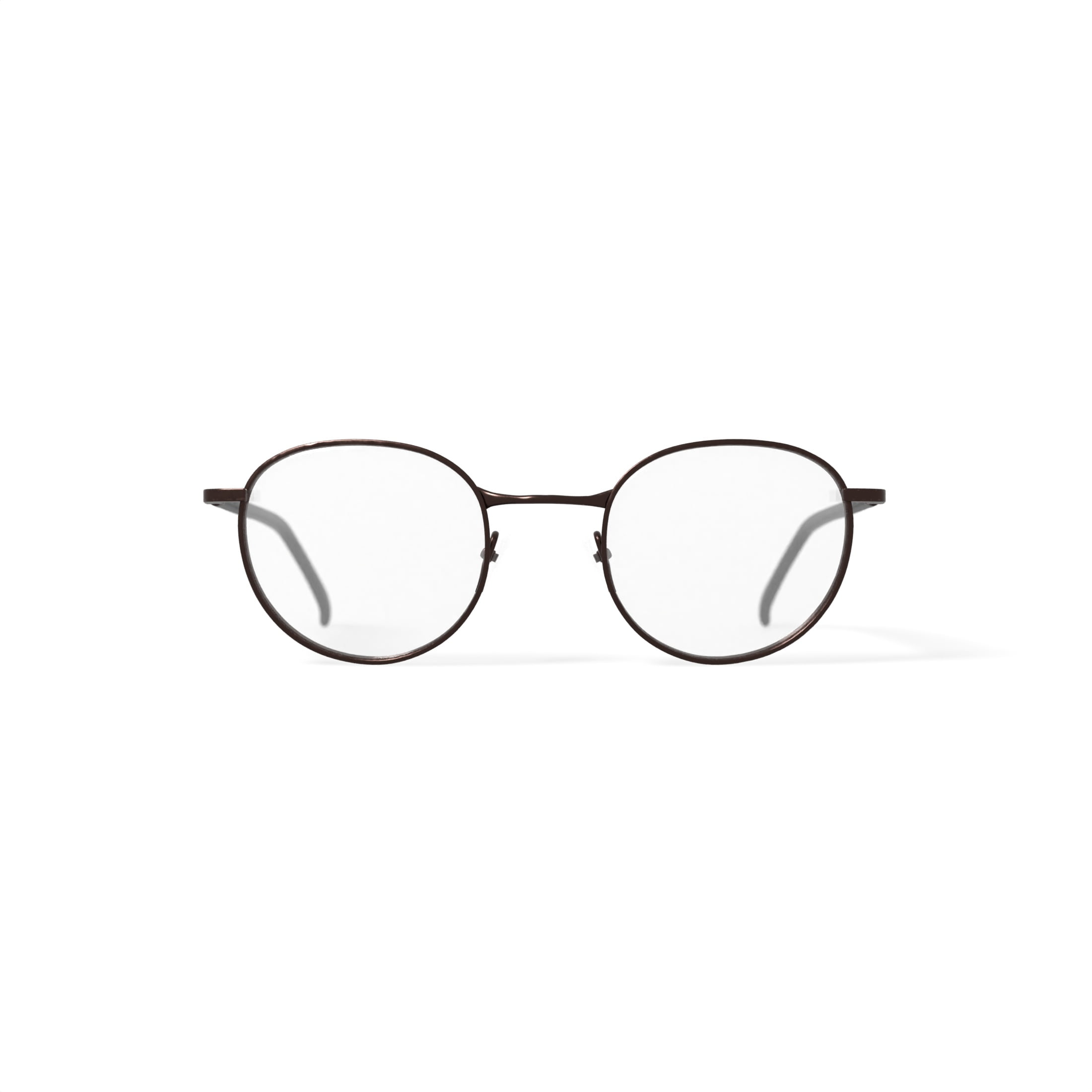 Walmart Men's FM17267B Round Prescription Eyeglasses with Case, Gunmetal