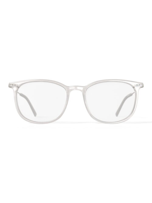 Walmart Men's MV003 Ademote Round Prescription Eyeglasses with Case, Crystal