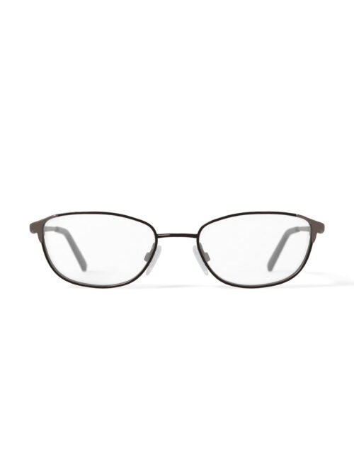 Walmart Women's FM14081 Rectangular Prescription Eyeglasses with Case, Black/Gold