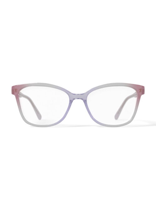 Walmart Women's MC009 Brooke Square Prescription Eyeglasses with Case, Pink Gradient