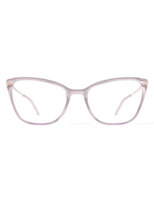 Walmart Women's MV007 Whitney Cat Eye Prescription Eyeglasses with Case, Crystal Brown