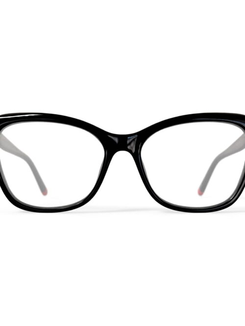 Walmart Women's MV021 Karen Cat Eye Prescription Eyeglasses with Case, Black