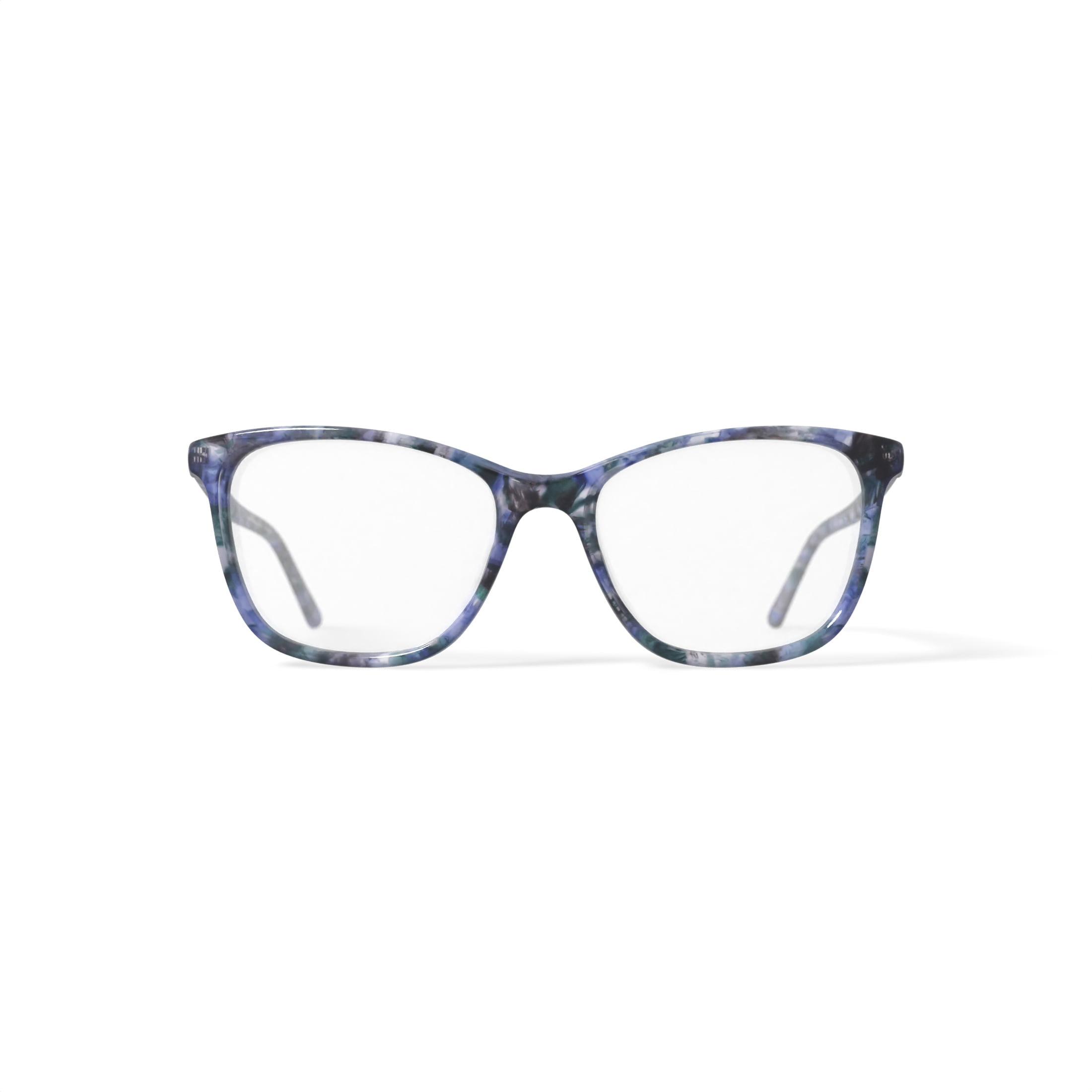 Walmart Women's MV024 Cheryl Square Prescription Eyeglasses with Case, White Tortoise