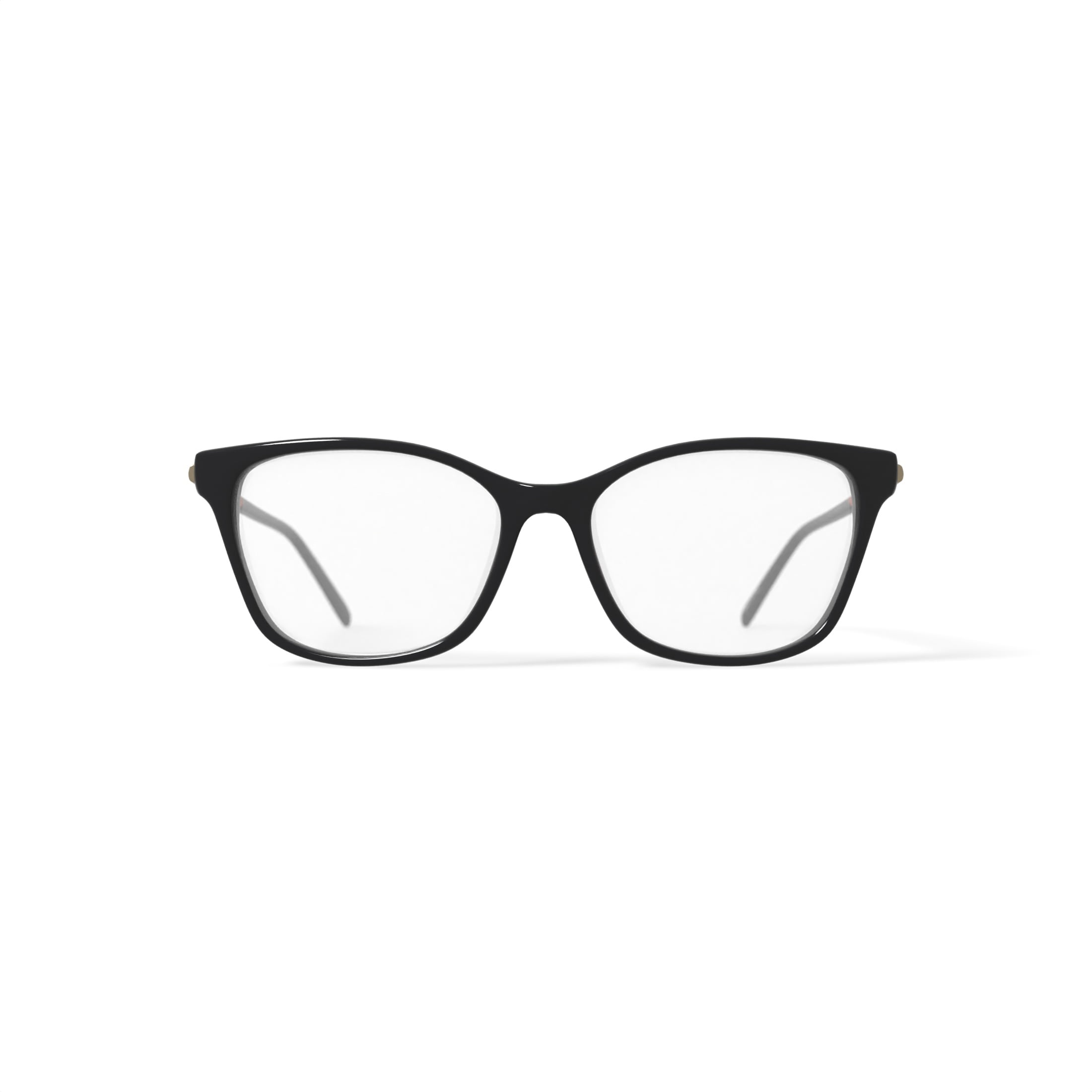 Walmart Women's MV019 Amy Square Prescription Eyeglasses with Case, Black