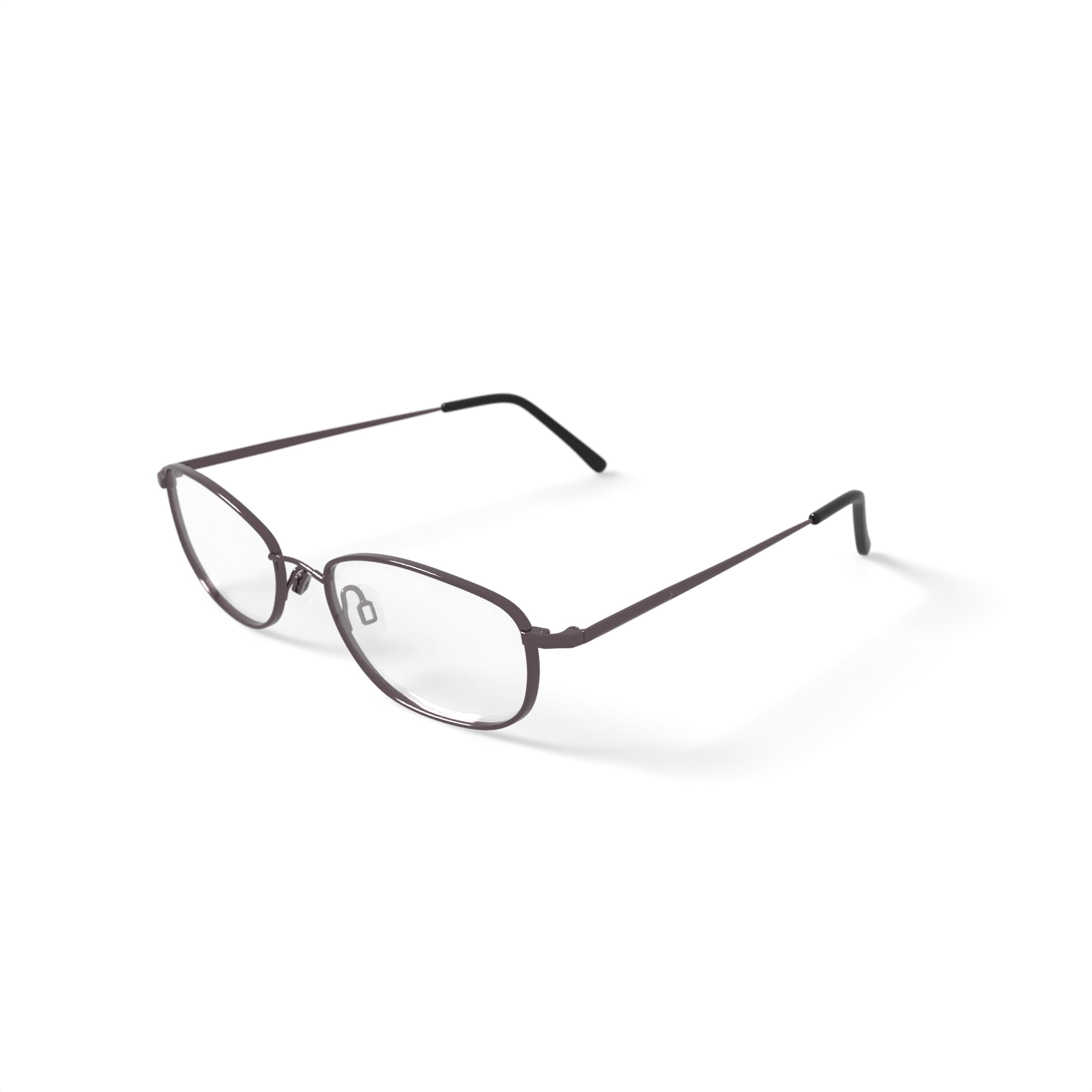 Tiflex Men’s T1500 Oval Oval Prescription Eyeglasses with Case, Dark Pewter - Image 2