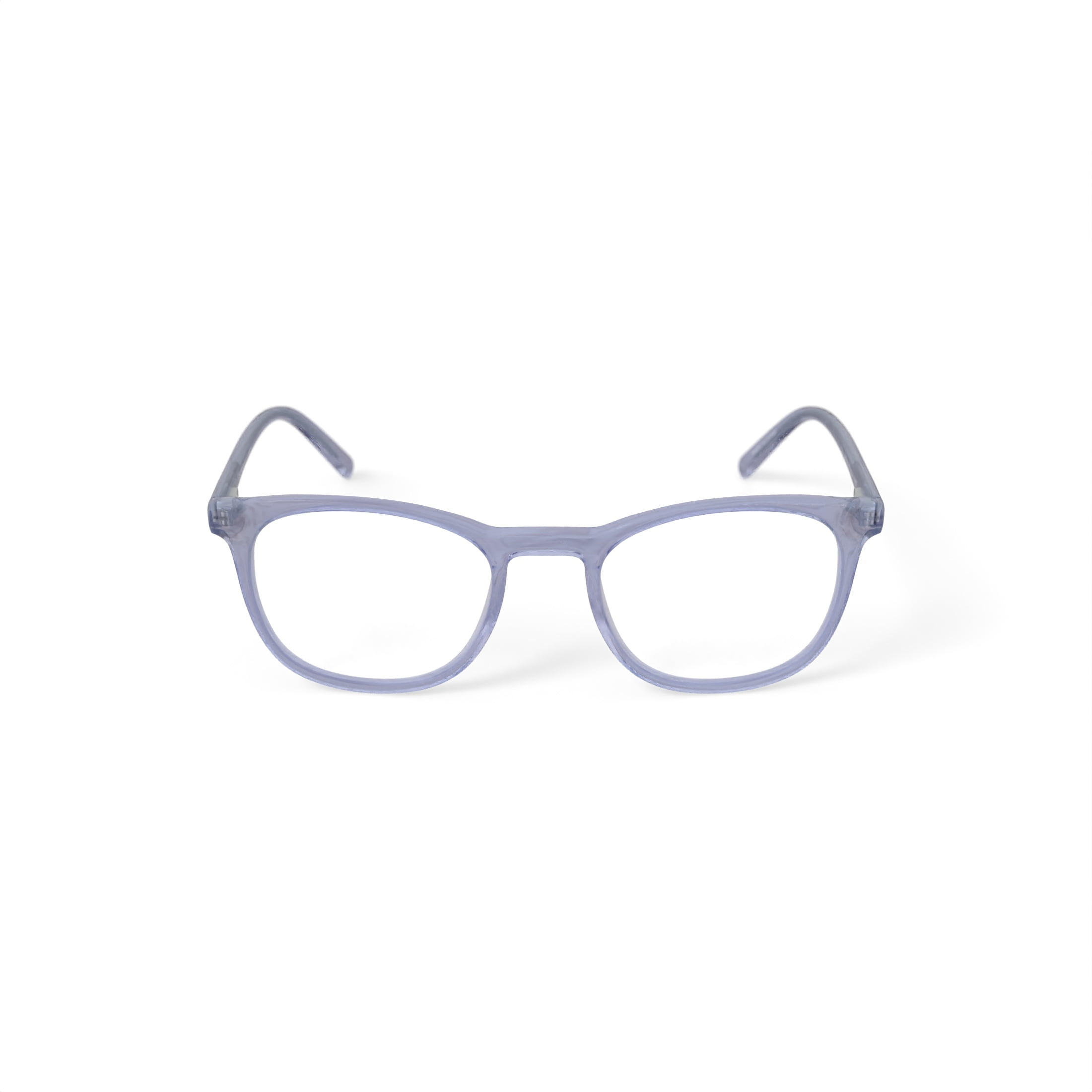 Bio Eyes Men's BE31 Yucca Round Prescription Eyeglasses with Case, Crystal - Image 4