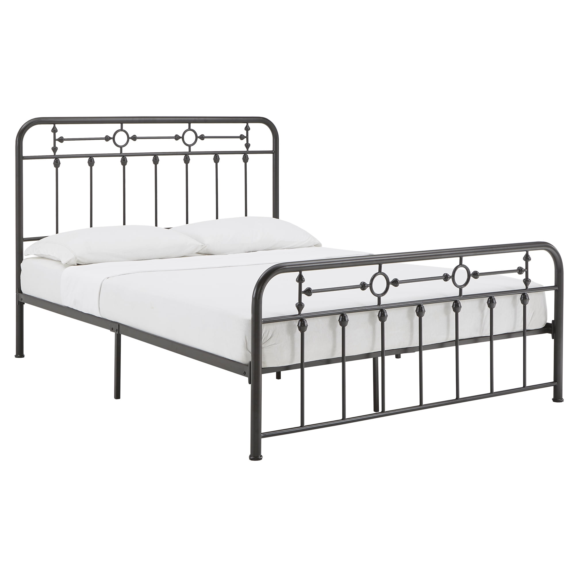 Weston Home Reeve Metal Spindle Platform Bed, Queen, Antique Dark Bronze - Image 4