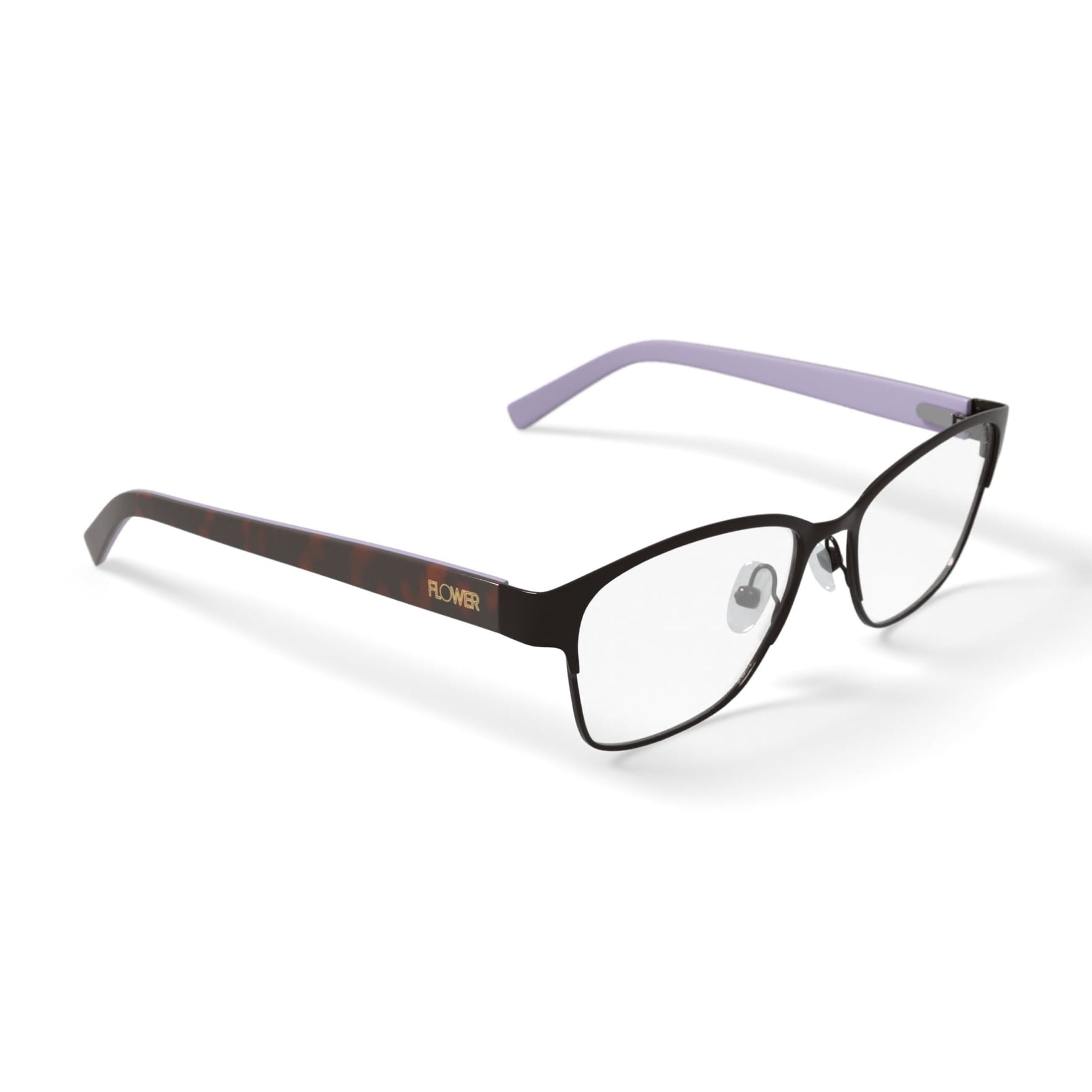 Flower Women's FLR6013 Prescription Eyeglasses with Case, Brown - Image 3