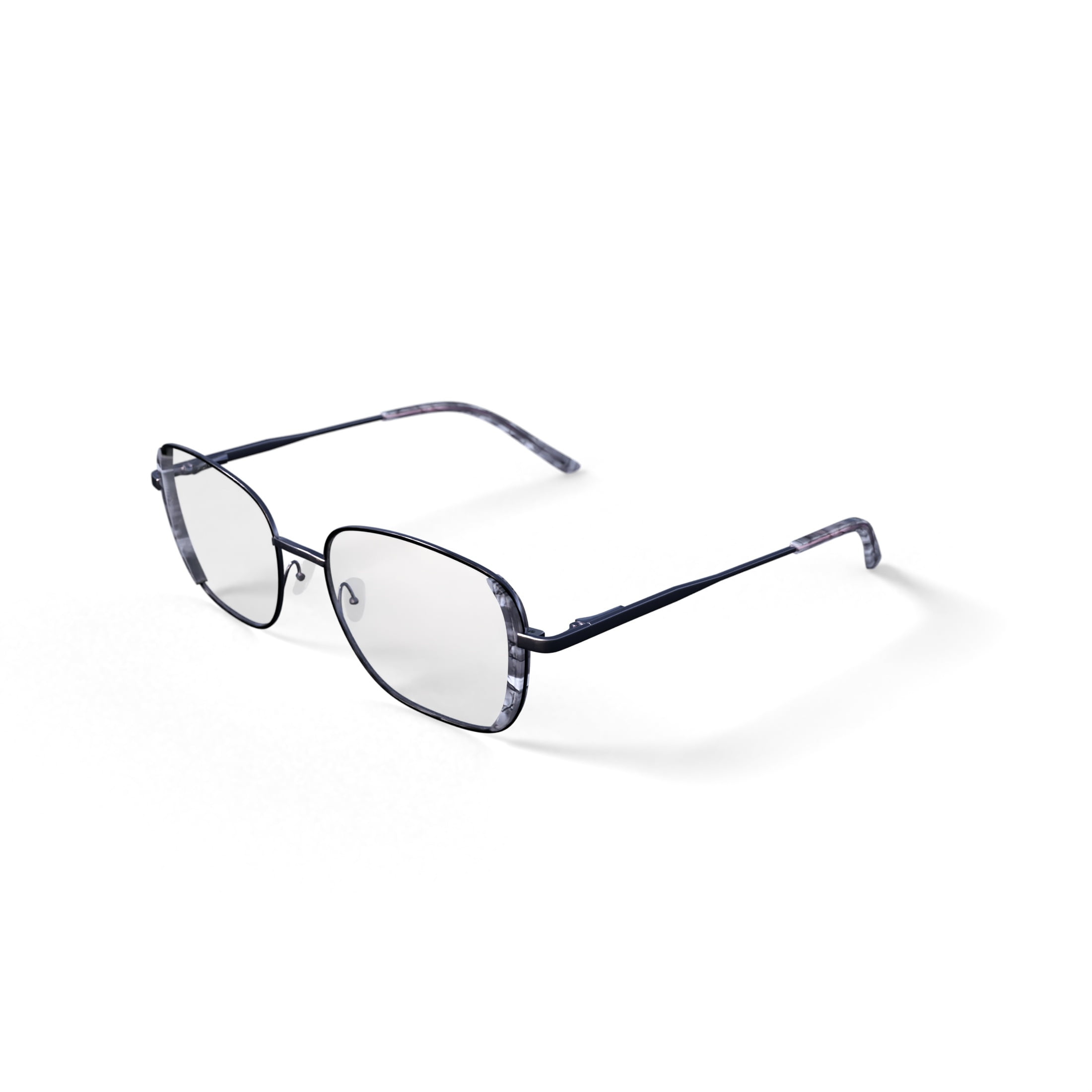 Walmart Women's Rosie Square Prescription Eyeglasses with Case, Purple - Image 2