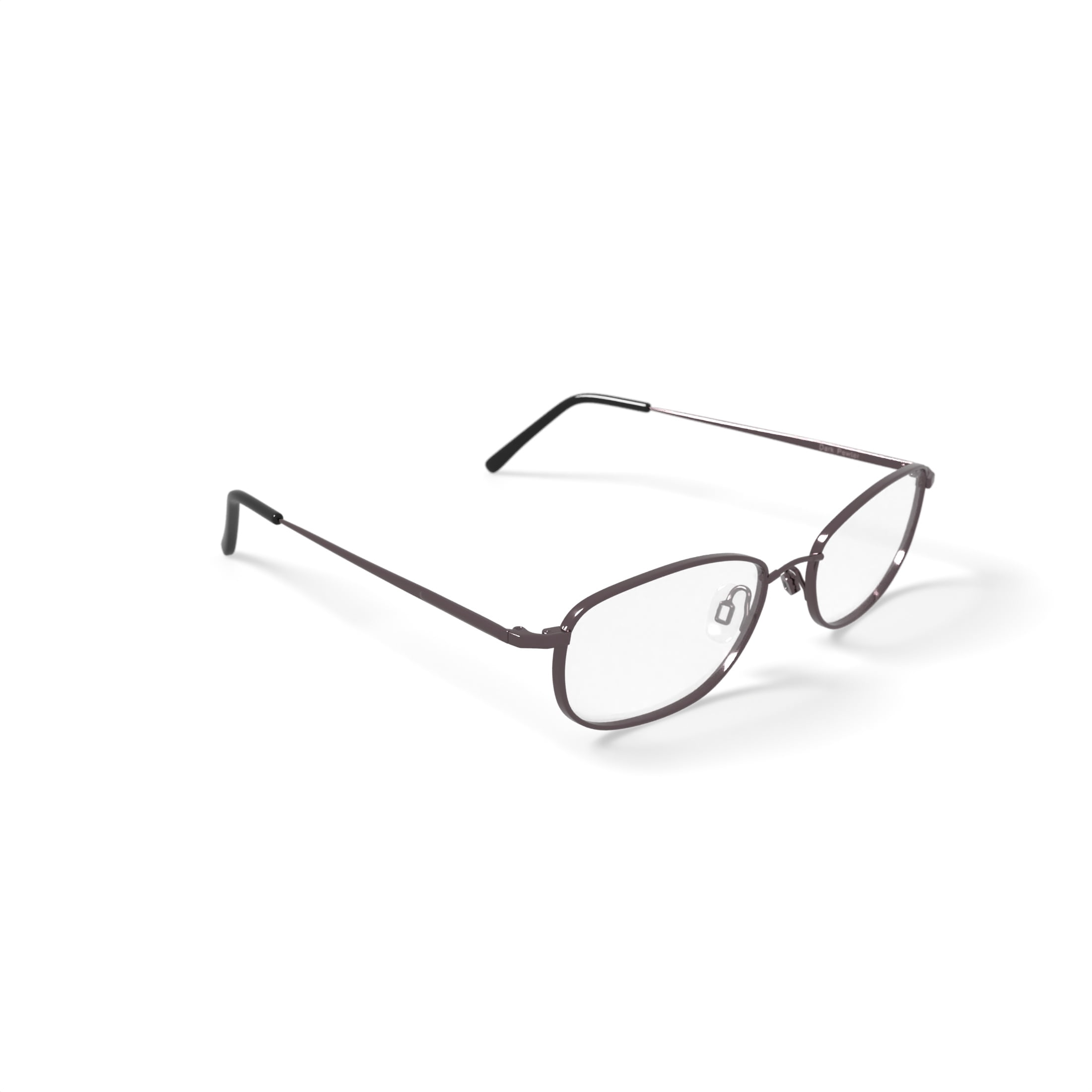 Tiflex Men’s T1500 Oval Oval Prescription Eyeglasses with Case, Dark Pewter - Image 3