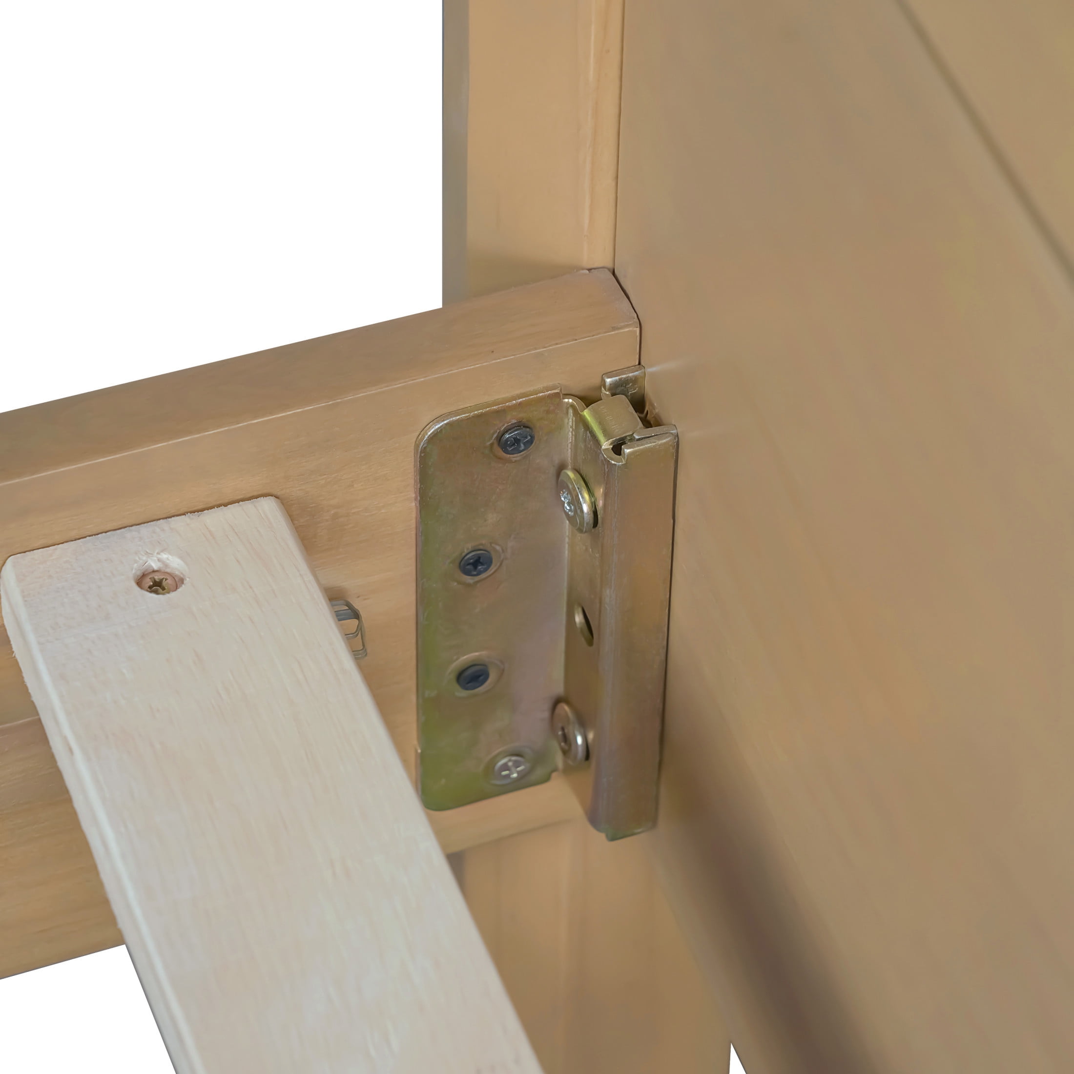 Christopher Knight Home King Size Bed Frame with Headboard, Solid Wood Platform Bed, Earthy Khaki - Image 6