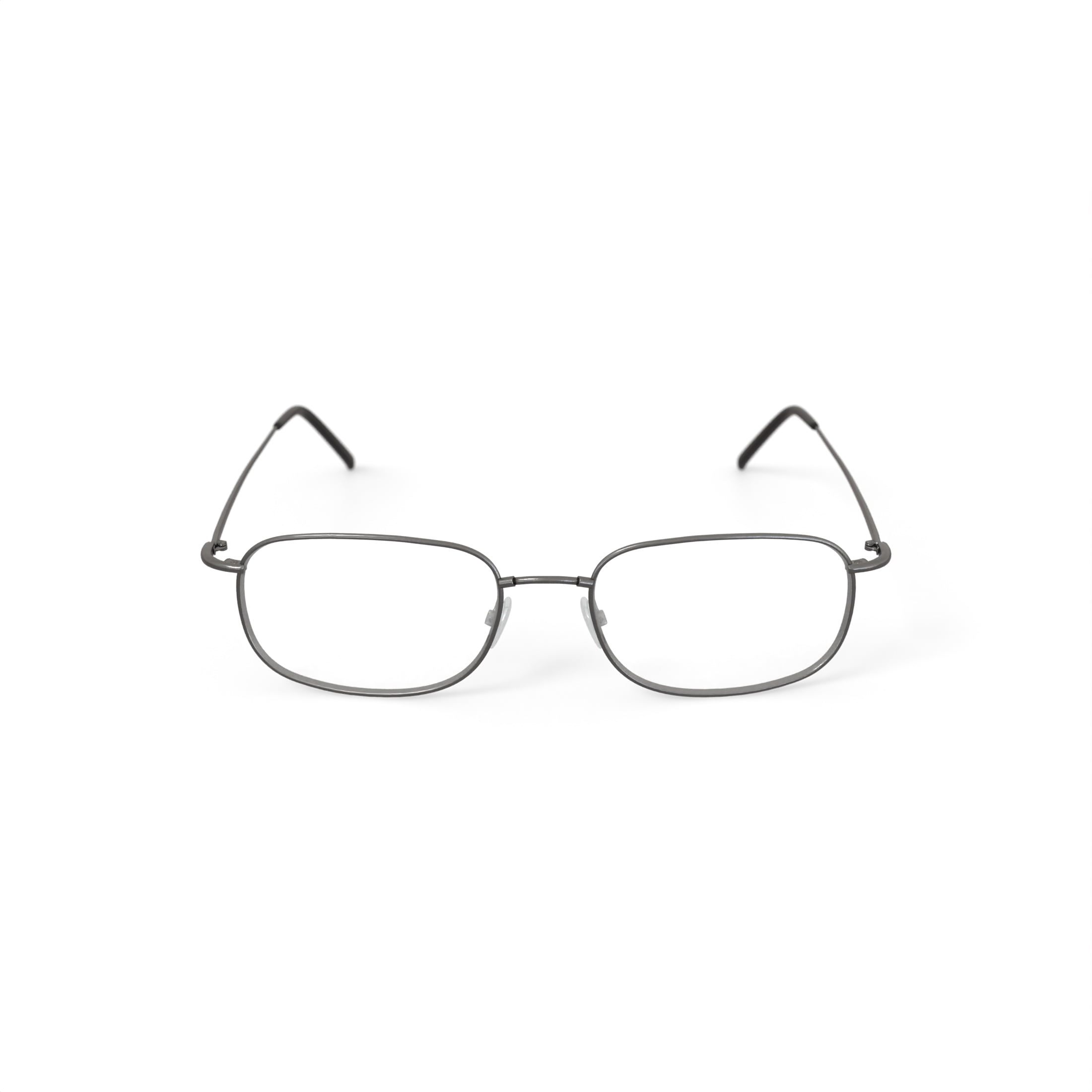 TiFlex Men's T1510 Square Square Prescription Eyeglasses with Case, Pewter - Image 4