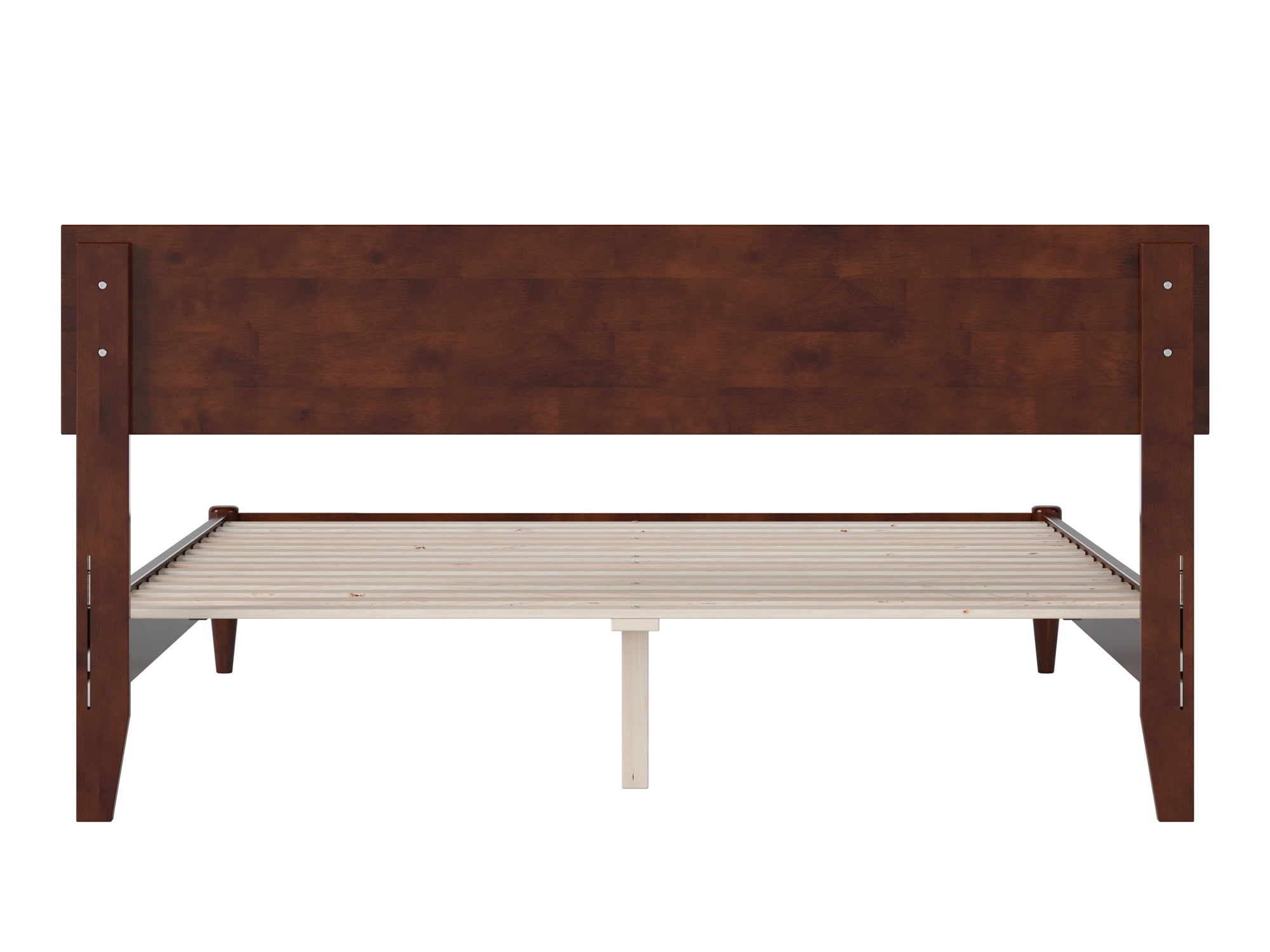 AFI Aria Queen Modern Solid Wood Low Profile Platform Bed, Walnut - Image 6